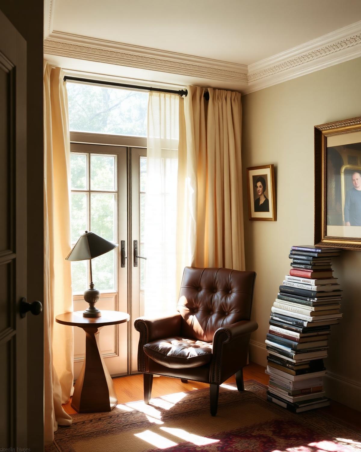Reading nook designed by Megan